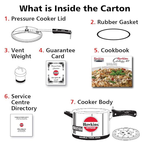 Hawkins Hevibase 8 L Induction Bottom Pressure Cooker (IH80)